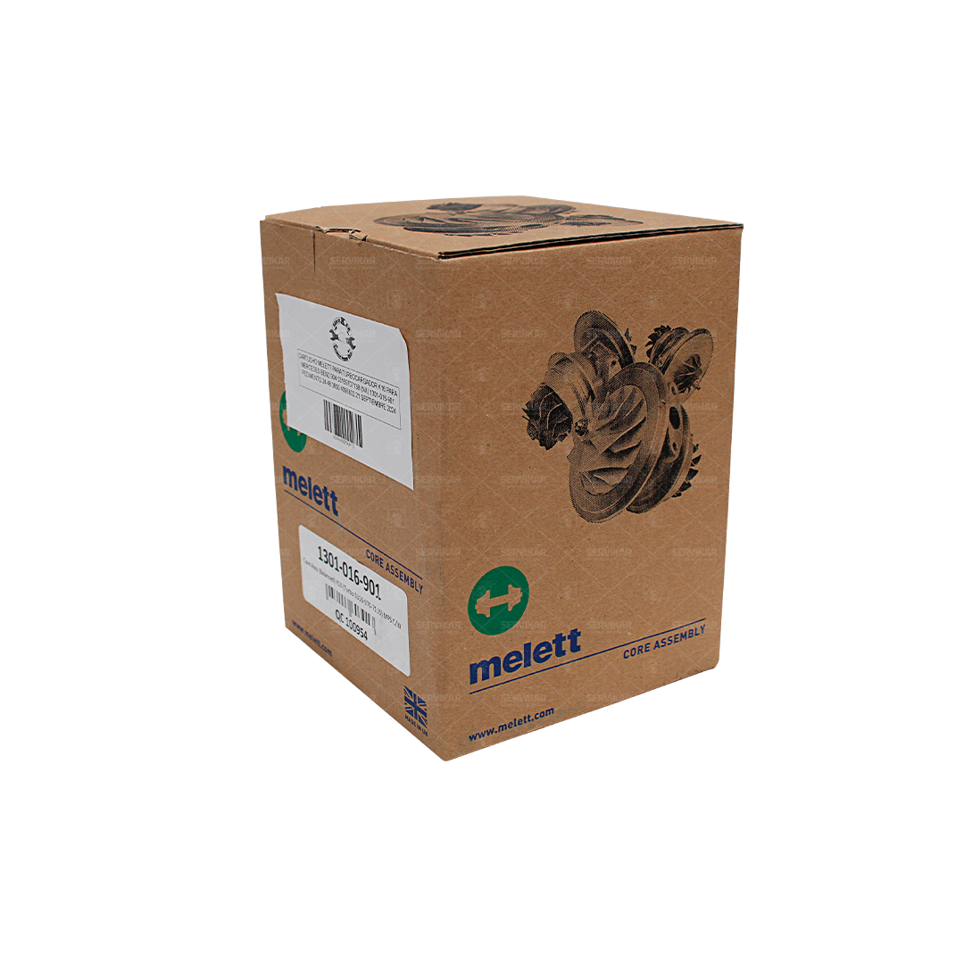 Cartucho Melett® para Turbocargadores Mercedes Benz K16 904 53169707138 N.P. 1301-016-901