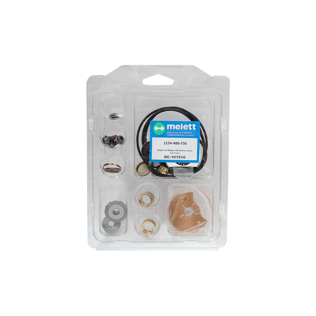 Kit de Reparación Melett® para Turbocargador X15 HE400VG (N.P. 1154-400756)