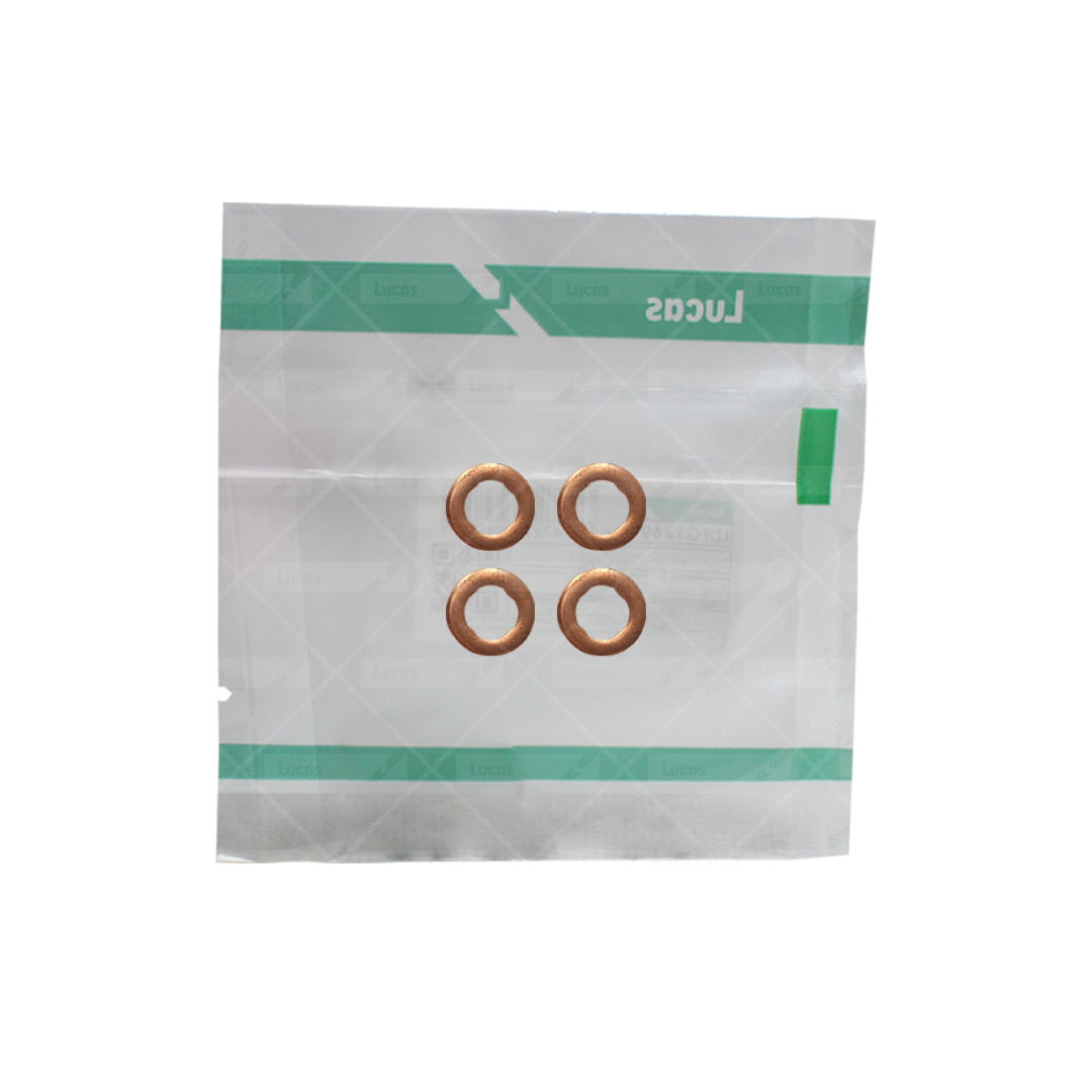 Kit de 4 Arandelas para Tobera Inyector Bosch 0445116034/0445116035 (N.P. LDFG1139)