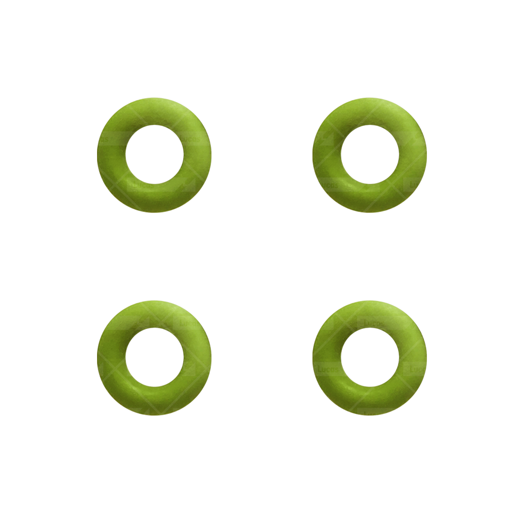 Kit de 4 O-Ring/Liga retorno para Inyector Bosch 0445116034/0445116035 (N.P. LDFG1469)